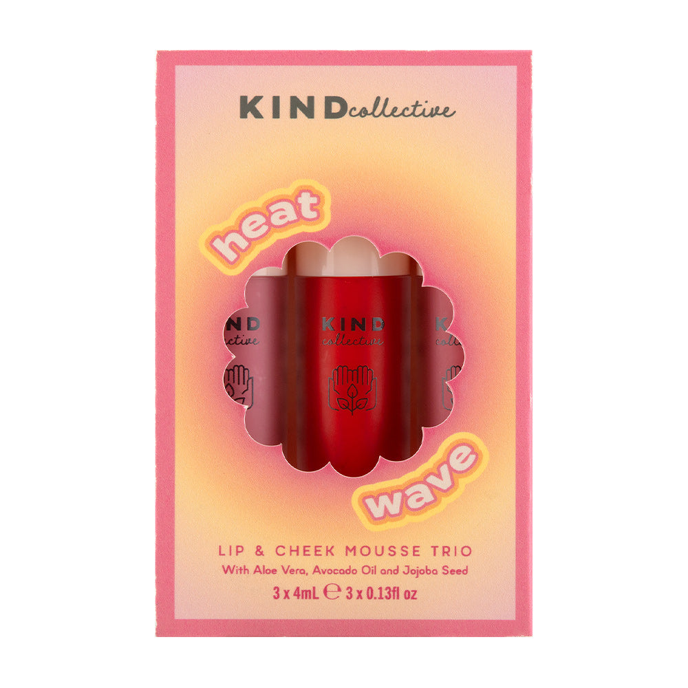 Heat Wave Lip & Cheek Mousse Trio