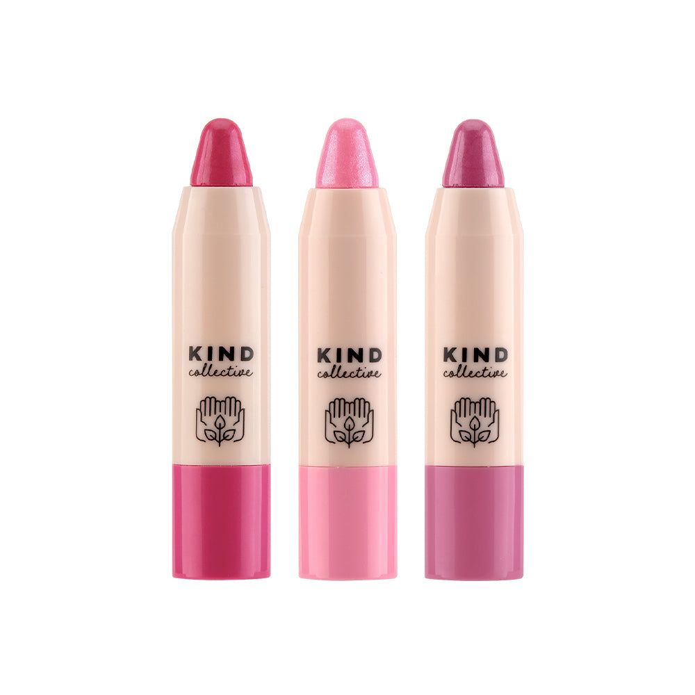 Swipe Up Mini Glossy Lip Balm Trio