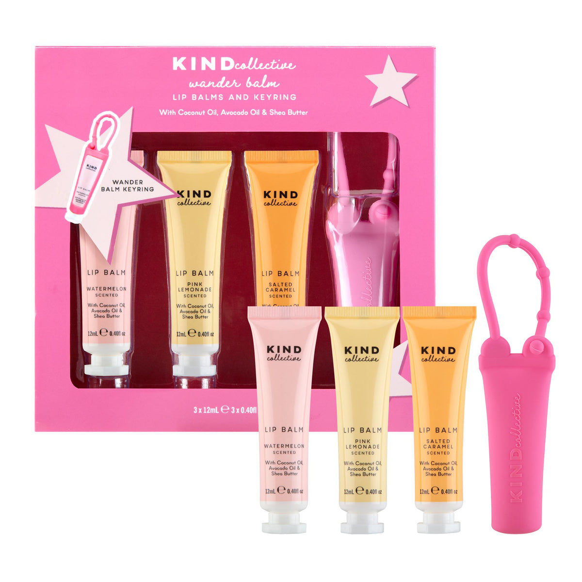 Wander Balm Keyring Gift Set