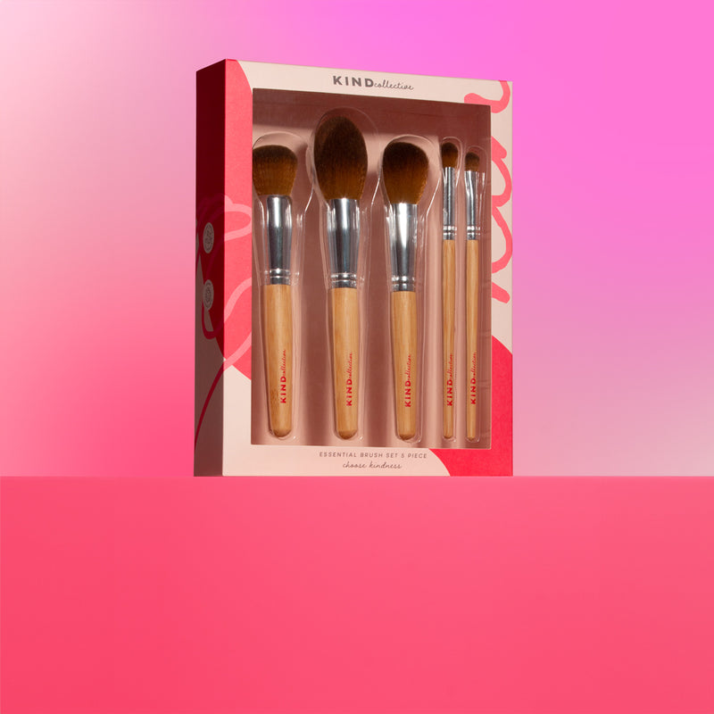 Essential Brush Set 5 piece - choose kindness