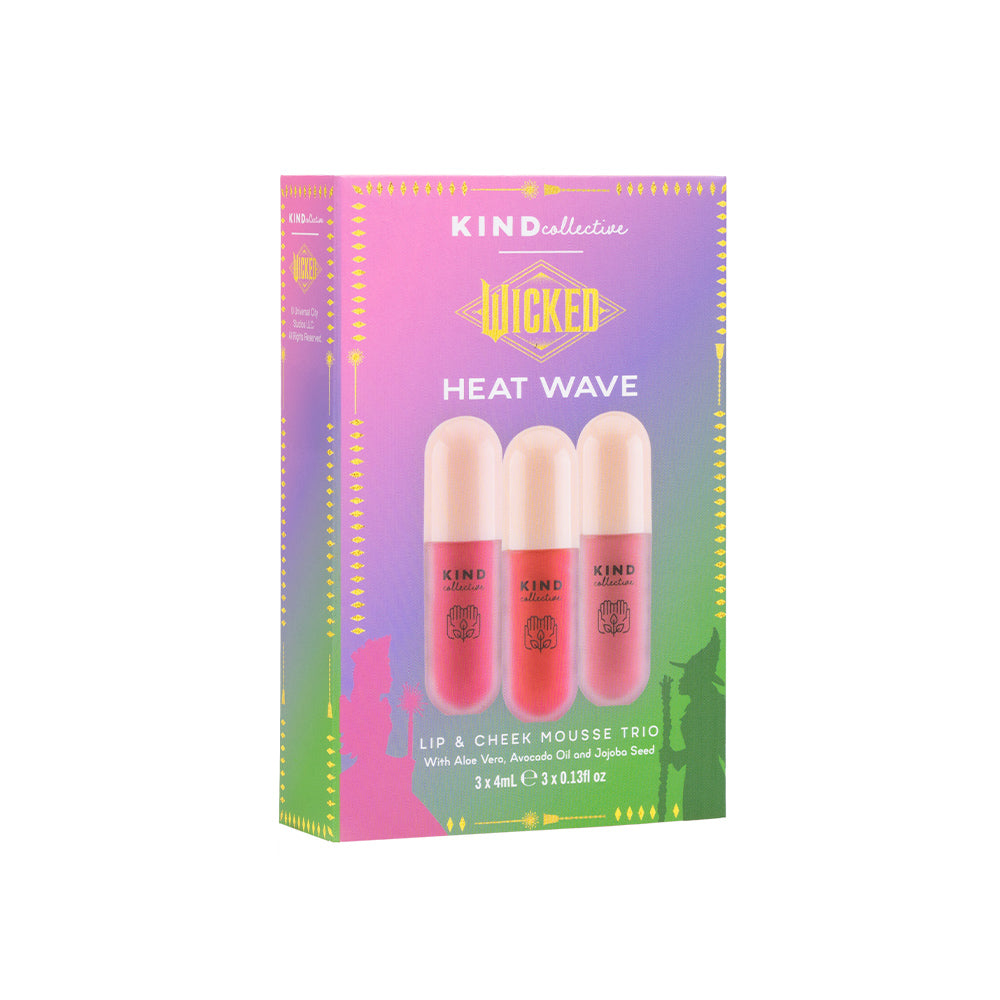 Wicked Heat Wave Lip & Cheek Mousse Trio