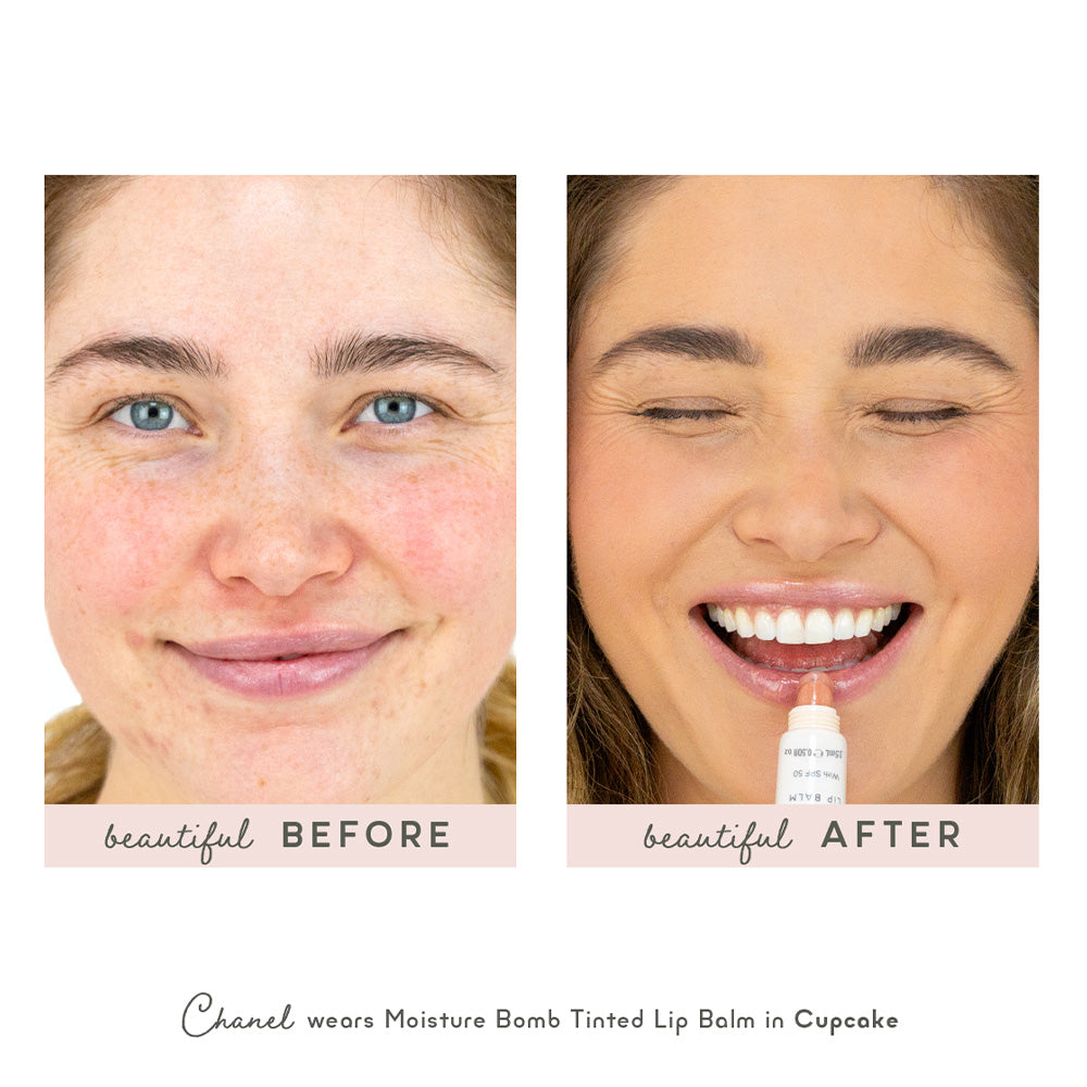 Moisture Bomb Tinted Lip Balm with SPF50