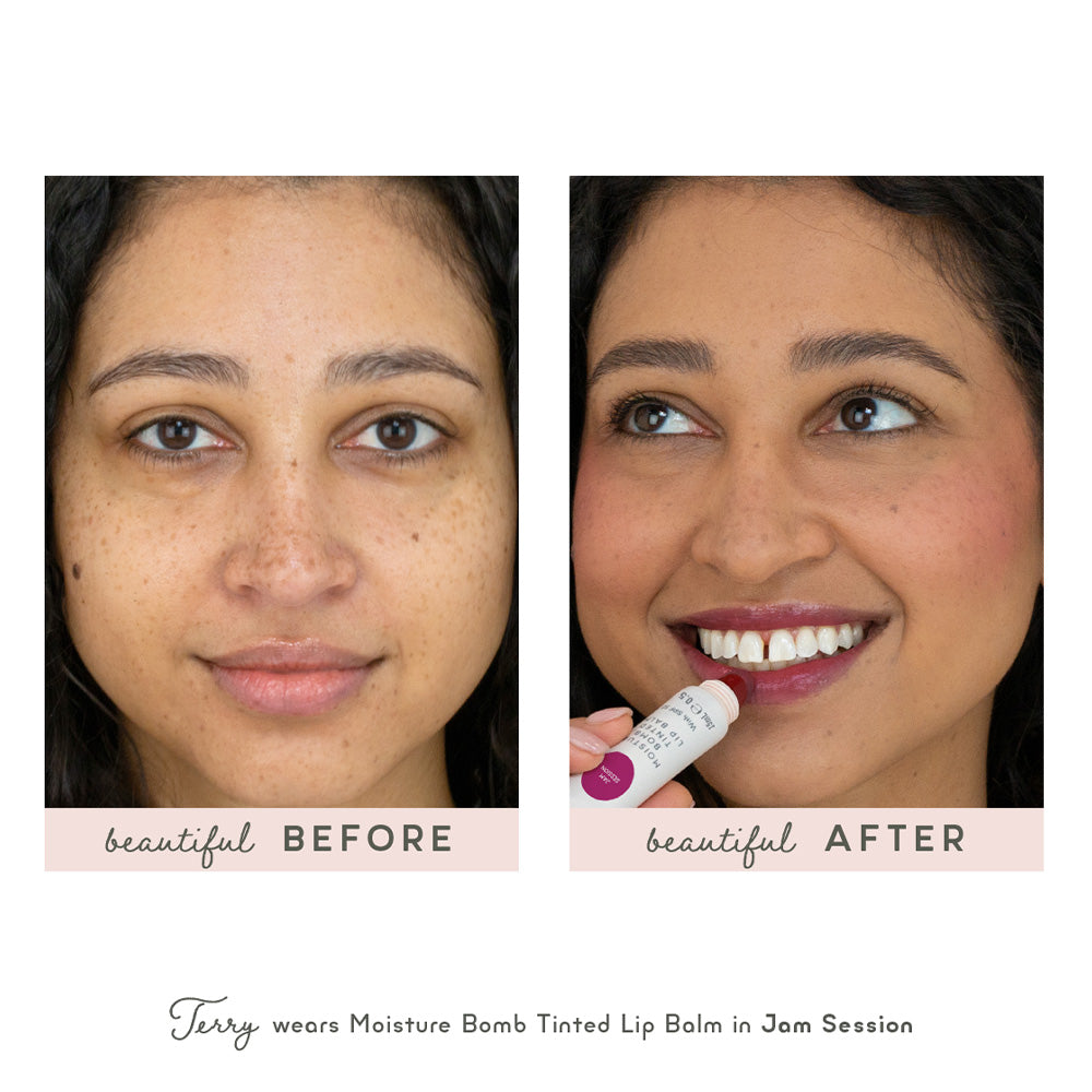 Moisture Bomb Tinted Lip Balm with SPF50